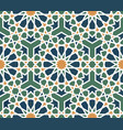 seamless arabic pattern vector image vector image