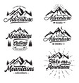 set inspiring typography with text vector image