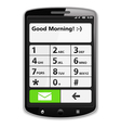 smart phone vector image vector image