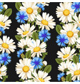 meadow flowers seamless vector image