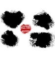 dirty black blob vector image