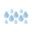rainy weather vector image vector image
