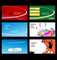business cards vector image vector image