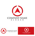 creative compass concept logo design template vector image vector image