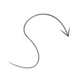 arrow drawing vector image vector image