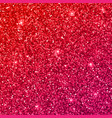 red glitter background with color effect vector image