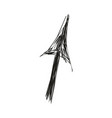 arrow drawing vector image vector image