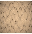 hand-drawn pattern waves background vector image vector image