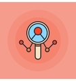 data analytics flat vector image vector image