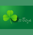 st patricks day background vector image vector image