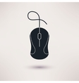 computer mouse icon in a flat style vector image