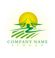 farm logo vector image