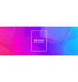 fluid shape banner design background liquid vector image