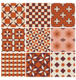 seamless backgrounds collection vector image