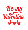 valentines day postertypography love quote vector image