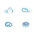 cloud template vector image