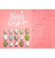 easter seamless pattern eggs vector image vector image