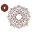 page of coloring book with sunflowers vector image
