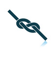 alpinist rope knot icon vector image