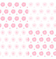 set of seamless patterns with roses vector image