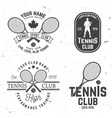 tennis club vector image