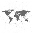 world map for communication vector image