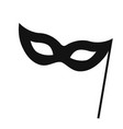 carnival mask logo design vector image