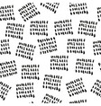 grunge black ink freehand seamless pattern vector image