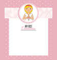 my first communion girl vector image vector image