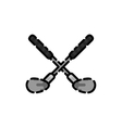 golf flat icon vector image