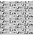 ancient egyptian seamless horizontal vector image vector image