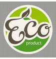 eco label vector image vector image