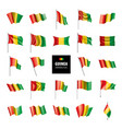 guinea flag vector image