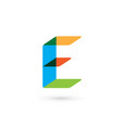 letter e logo icon design template elements vector image
