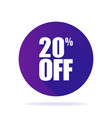 special offer sale ultraviolet tag isolated vector image