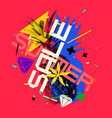 super summer sale abstract background vector image