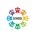 logo school vector image