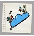 cloud computing concept vector image