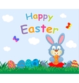 flat easter holiday modern style design vector image