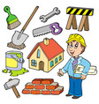 Home improvement collection Royalty Free Vector Image