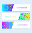 modern abstract web banner template vector image