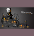flat design halloween 026 vector image