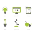 business icons vector image