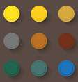 empty buttons vector image