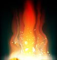 fire background vector image vector image