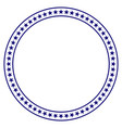 star double circle frame template vector image