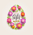 easter greeting card vector image vector image