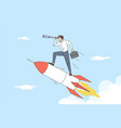 business development and strategy concept vector image