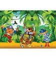 jungle explorer design vector image