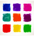 grunge colorful squares vector image